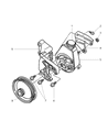 1999 Dodge Ram 3500 Power Steering Pump Diagram - R2039042AB