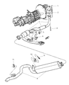Jeep Liberty Muffler Diagram - 52101120AC