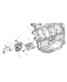 Dodge Magnum Engine Mount Bracket Diagram - 4578154AA