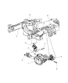 Dodge Ram 1500 Engine Mount Diagram - 55366661AC