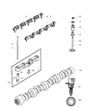 Jeep Commander Camshaft Diagram - 53021731AD