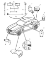 Chrysler Door Jamb Switch Diagram - 5096843AA