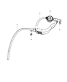 Dodge Journey Coolant Reservoir Diagram - 5058456AE