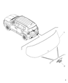 Jeep Renegade Windshield Diagram - 68437047AA