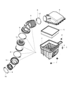Dodge Ram 5500 Air Filter Box Diagram - 53034069AB