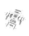 Jeep Compass Floor Pan Diagram - 68358116AA