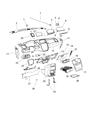 Ram C/V Glove Box Diagram - 1JF18DX9AA