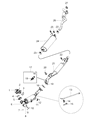 2018 Ram 1500 Catalytic Converter Diagram - 68329870AA