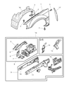 Chrysler Front Cross-Member Diagram - MR392165