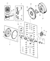 Jeep Cherokee Piston Ring Set Diagram - 4798878