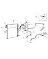 Ram 4500 A/C Hose Diagram - 68140670AC
