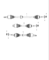 Chrysler 200 Axle Shaft Diagram - 68067361AB