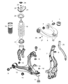Jeep Control Arm Diagram - 68217809AA