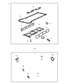 2007 Jeep Compass Exhaust Manifold Gasket Diagram - 1555A185