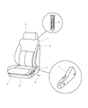 2004 Dodge Neon Seat Cushion Diagram - YF191DVAA