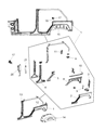 Jeep Wrangler Wheelhouse Diagram - 55157127AH