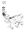 2007 Dodge Sprinter 3500 Fuel Sending Unit Diagram - 68013489AA