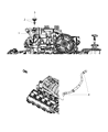 Ram 1500 Air Intake Coupling Diagram - 68264888AB