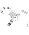 Jeep Air Filter Box Diagram - 68431692AA