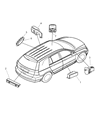 2005 Chrysler Pacifica Dome Light Diagram - 1CG311L2AA