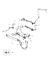 Jeep Power Steering Hose Diagram - 5154410AF
