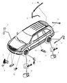 Chrysler Battery Sensor Diagram - 4686964AB