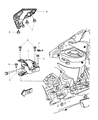 Dodge Caliber Engine Mount Diagram - 5105492AE