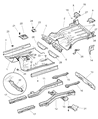 Jeep Cherokee Floor Pan Diagram - 55175177AD