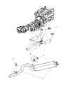 2004 Jeep Liberty Catalytic Converter Diagram - 52128599AG