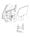 Jeep Window Regulator Diagram - 55394228AB