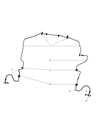 2008 Jeep Liberty Brake Line Diagram - 52125334AB