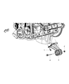 Ram 3500 Engine Mount Diagram - 68090655AA