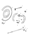 Dodge Sprinter 3500 Parking Brake Cable Diagram - 68013475AA