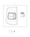 Ram Tail Light Diagram - 55112991AD