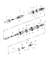 Jeep J10 Transfer Case Shim Diagram - 83506280