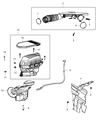 Dodge Challenger Air Intake Coupling Diagram - 5184805AA