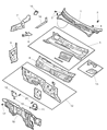 Dodge Dakota Dash Panels Diagram - 55255082AF