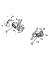 2010 Jeep Wrangler Engine Mount Diagram - 52059943AE
