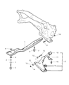 Chrysler Control Arm Bracket Diagram - MR297477