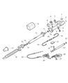 Chrysler Crossfire Shift Cable Diagram - 5098492AA