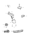 Jeep Brake Light Switch Diagram - 68073610AA