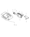 Jeep Compass Engine Cover Diagram - 4891644AC