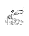 2022 Dodge Charger Car Mirror Diagram - 1TG40TZZAK