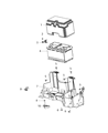 Ram 2500 Battery Tray Diagram - 68095940AF
