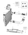 Ram 2500 Intercooler Diagram - 55056902AD