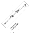 Jeep Cherokee Drive Shaft Diagram - 52123612AD