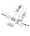 2008 Dodge Viper Differential Diagram - 5038236AB