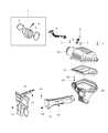 Dodge Challenger Air Filter Box Diagram - 68175164AB