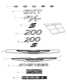 Chrysler Emblem Diagram - 68089027AA