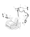 2004 Dodge Dakota Seat Belt Diagram - 5HM10XDVAE